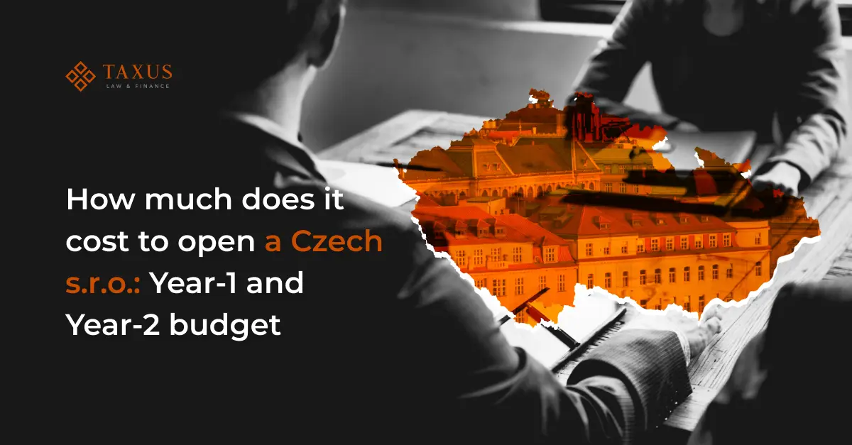 How much it really costs to open a Czech s.r.o.: your Year-1 and Year-2 budget